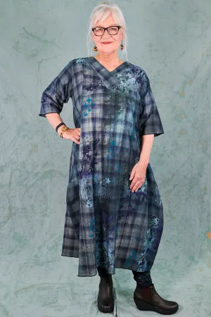 2133L Blue Moon Dress Emerald Garden