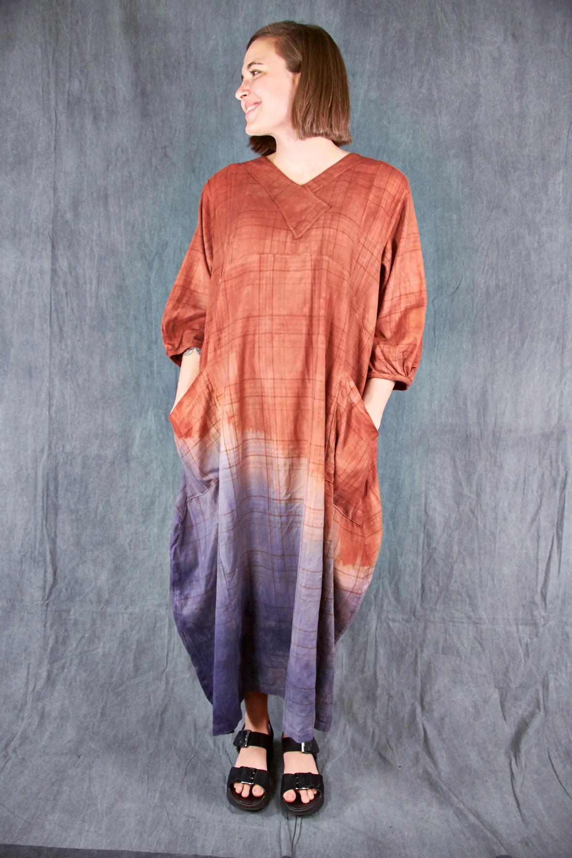 7208HD  Blue Moon Dress Terra Night Plum Ombre-U