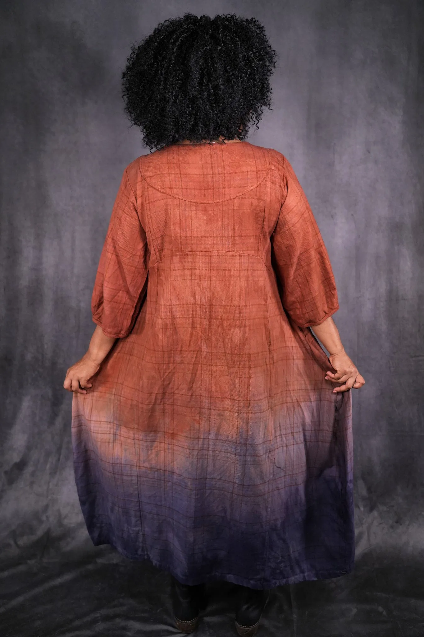 7208HD  Blue Moon Dress Terra Night Plum Ombre-U