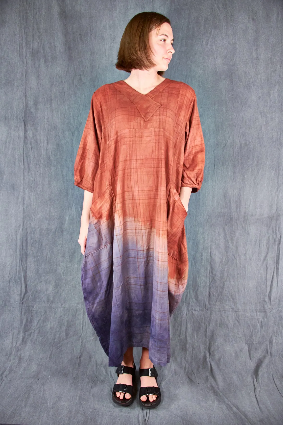 7208HD  Blue Moon Dress Terra Night Plum Ombre-U