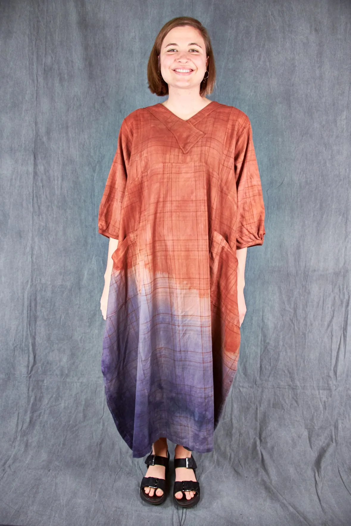 7208HD  Blue Moon Dress Terra Night Plum Ombre-U