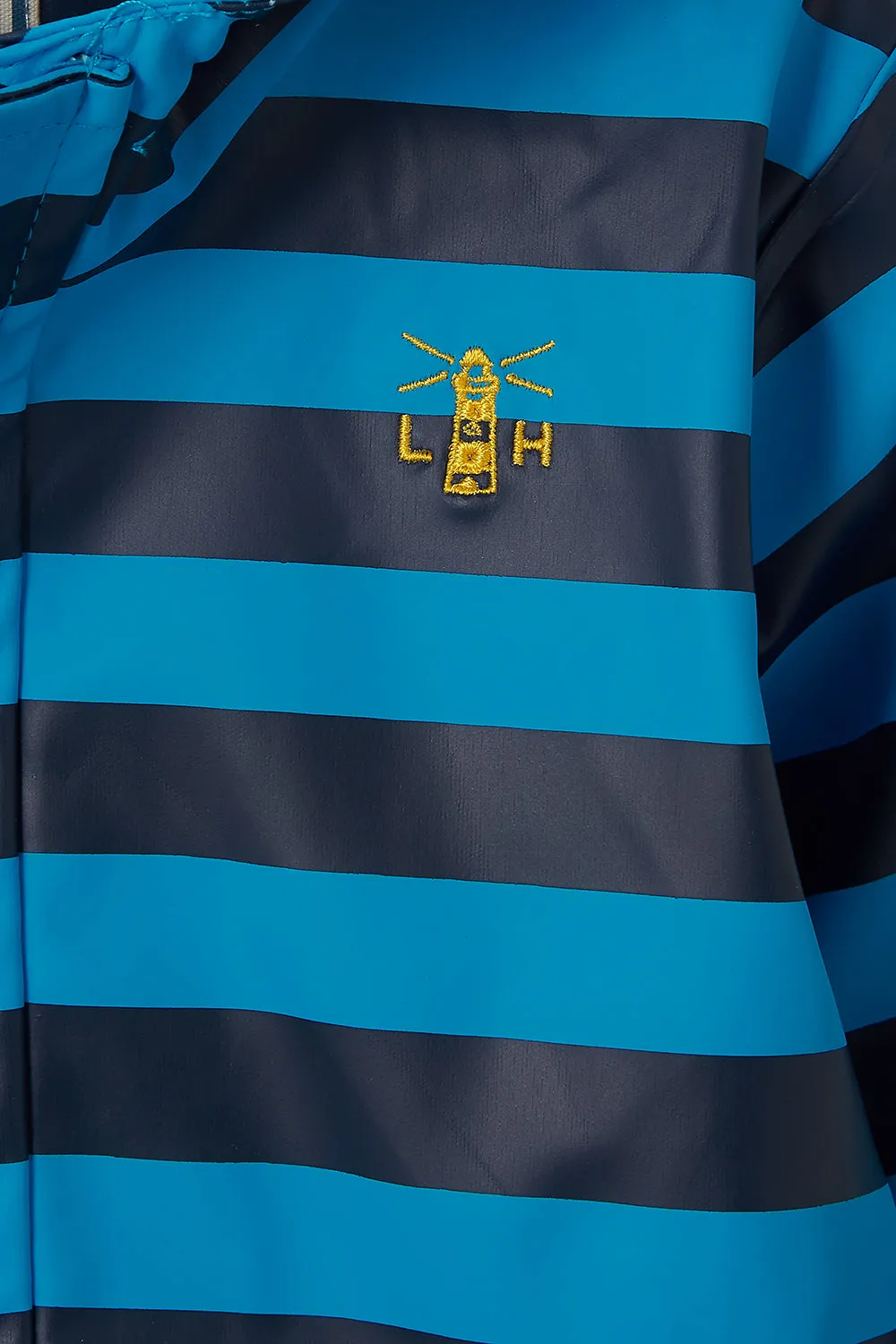 Adam Rubberised Coat - Eclipse Stripe