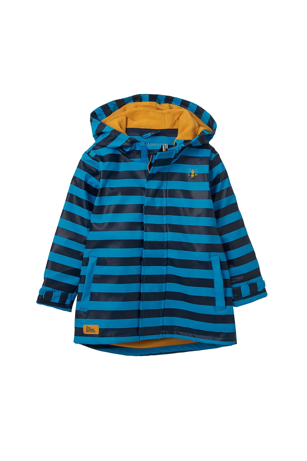 Adam Rubberised Coat - Eclipse Stripe