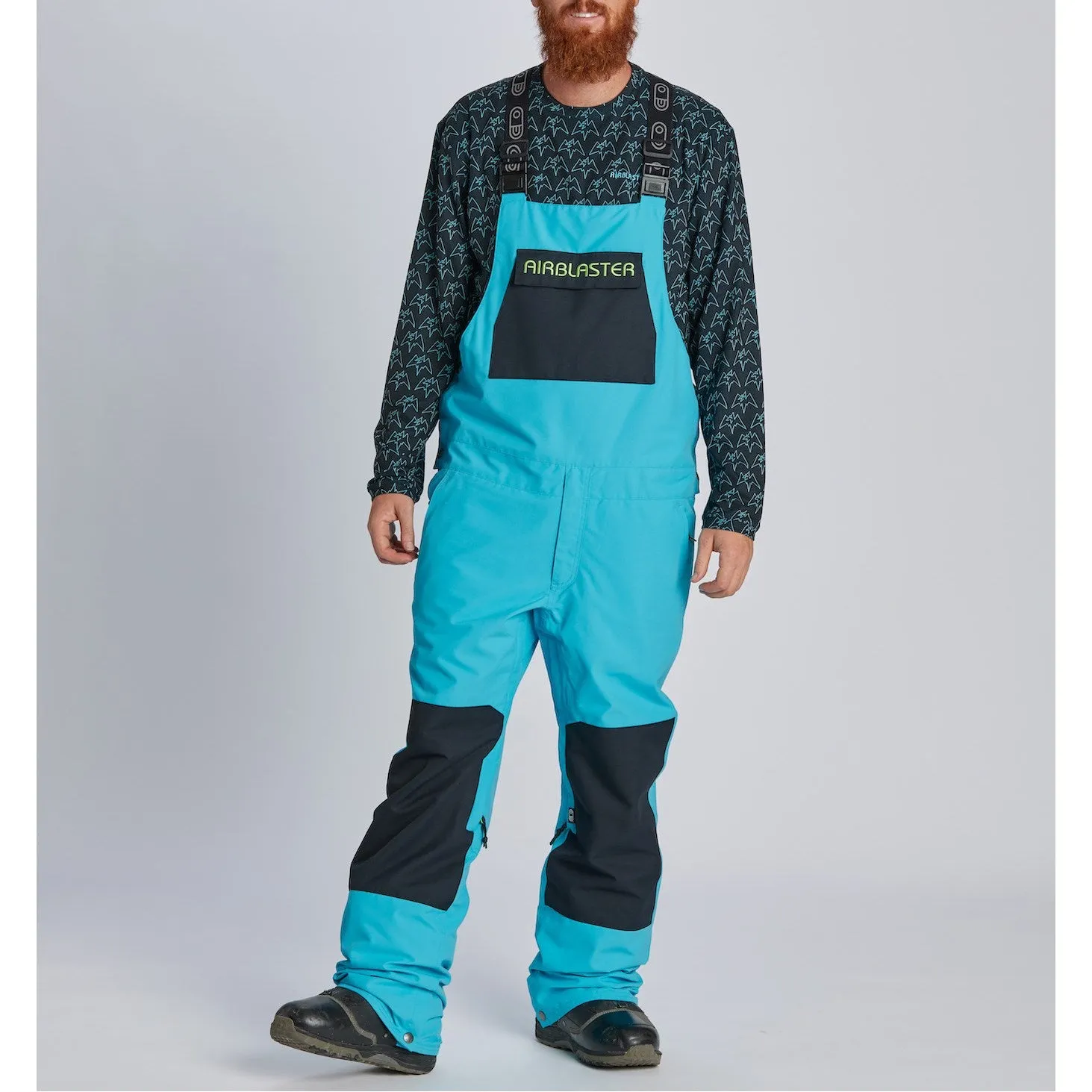 Airblaster Freedom Bib Pants Mens Bluebird