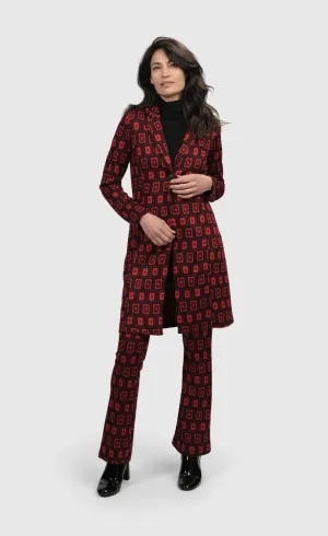 Alembika Dynamite Days Duster Red Coat