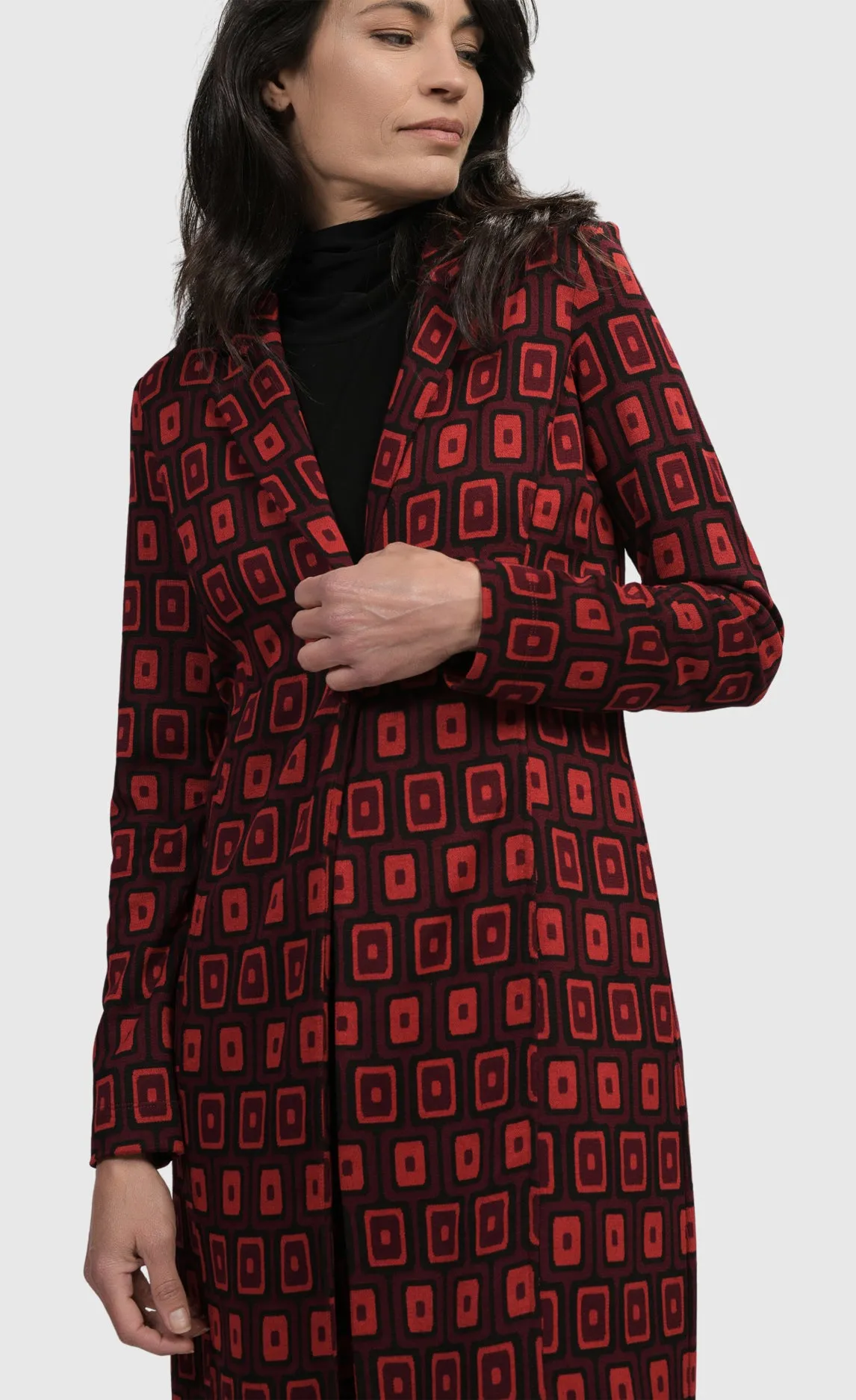 Alembika Dynamite Days Duster Red Coat