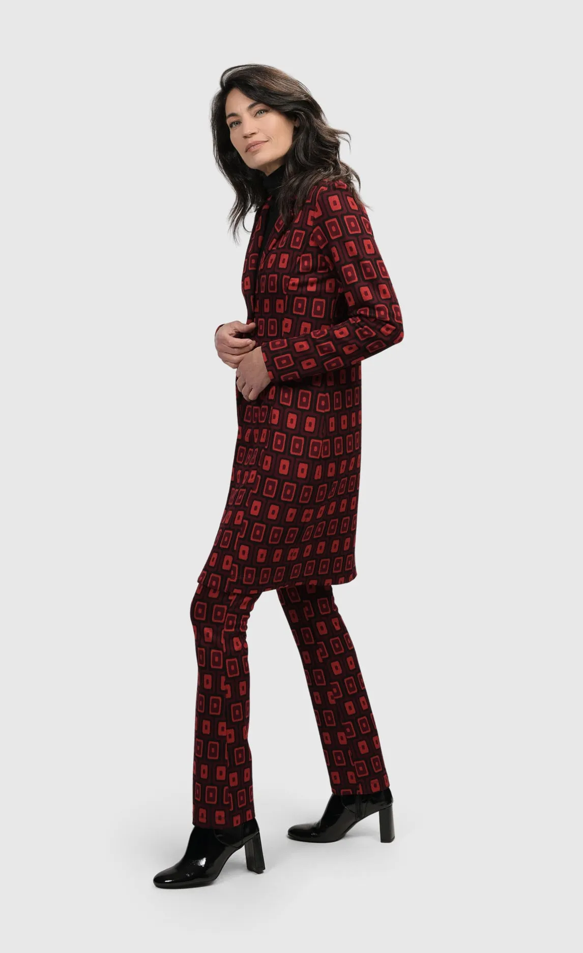 Alembika Dynamite Days Duster Red Coat