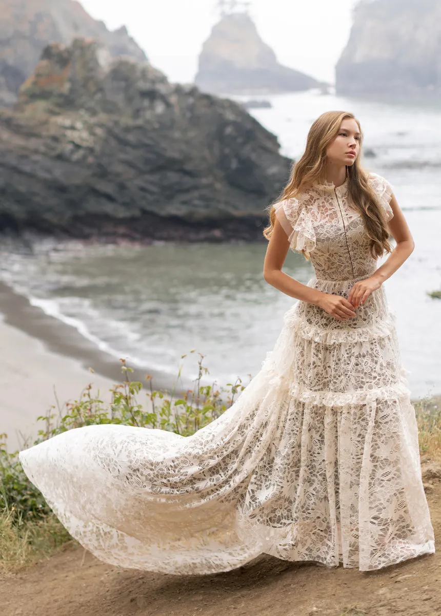Allegra Impact Dress in Cream
