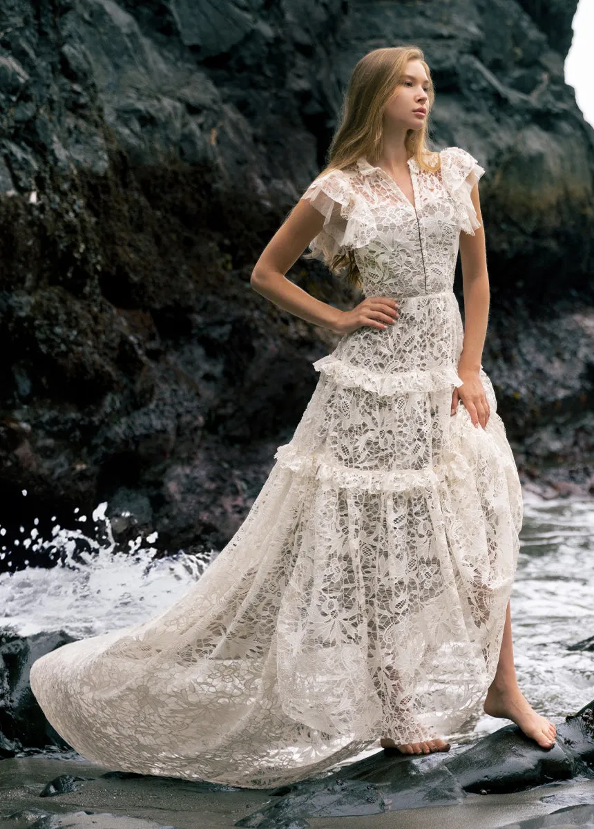 Allegra Impact Dress in Cream
