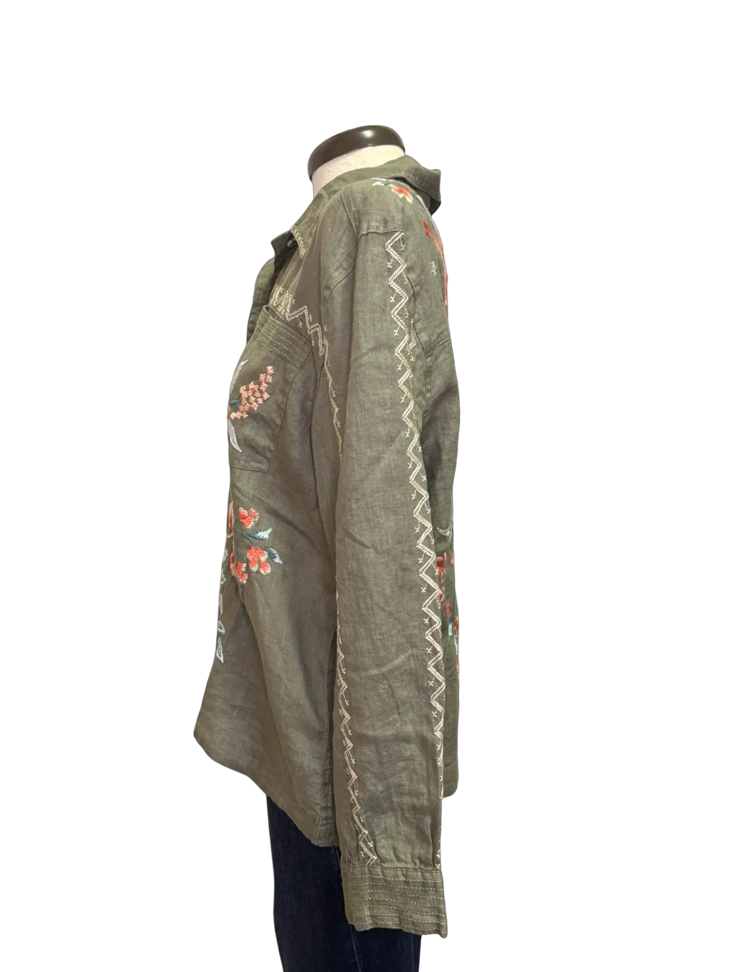 Andrean Relaxed Linen Jacket Tortoise