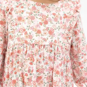 Angel Dear Pretty Calico Dress & Legging Set