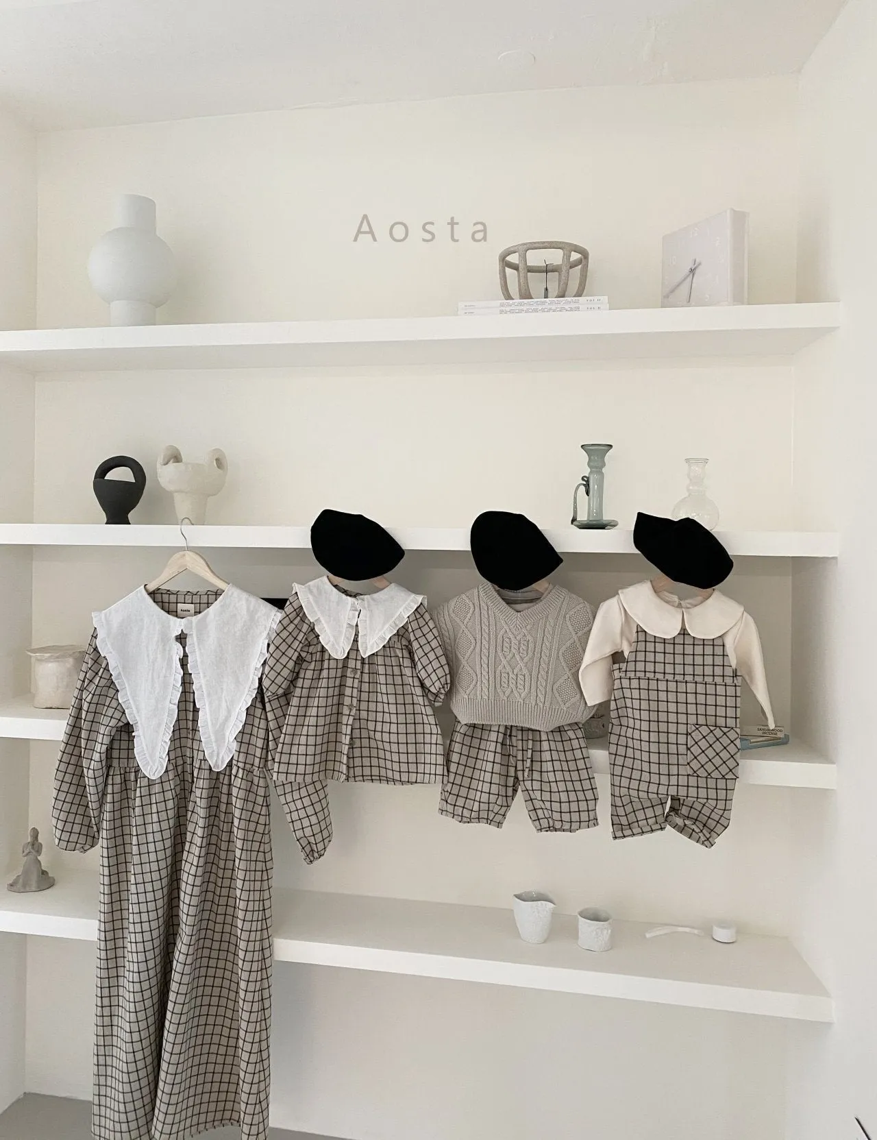 Aosta Tweed Knit Vest (3 colour options)
