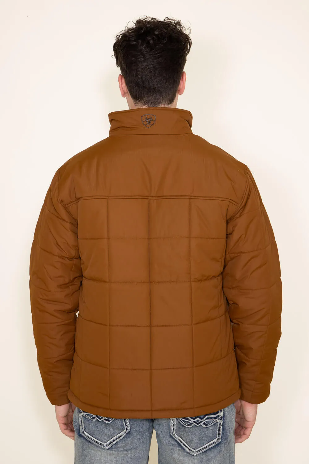 Ariat Crius Insulated Jacket for Men in Brown | 10046667-CHESTNUT