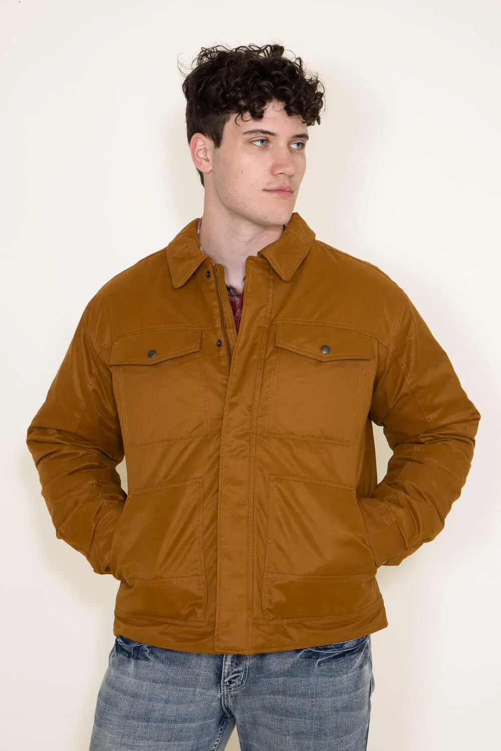Ariat Grizzly Canvas Jacket for Men in Brown | 10046384-CHESTNUT