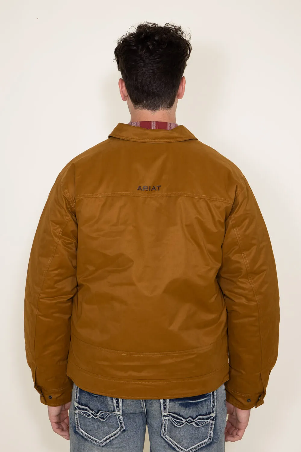 Ariat Grizzly Canvas Jacket for Men in Brown | 10046384-CHESTNUT