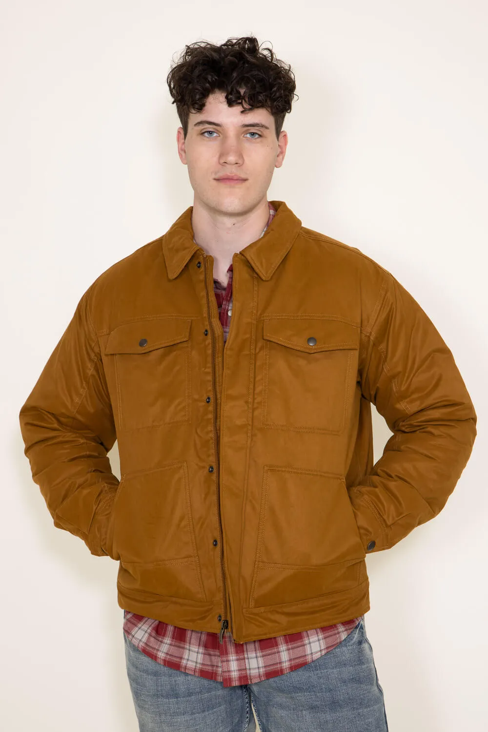 Ariat Grizzly Canvas Jacket for Men in Brown | 10046384-CHESTNUT