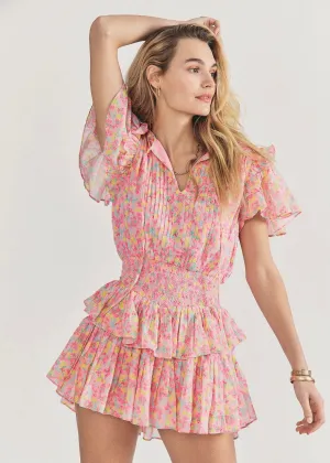 Audette Dress (Melon Punch)