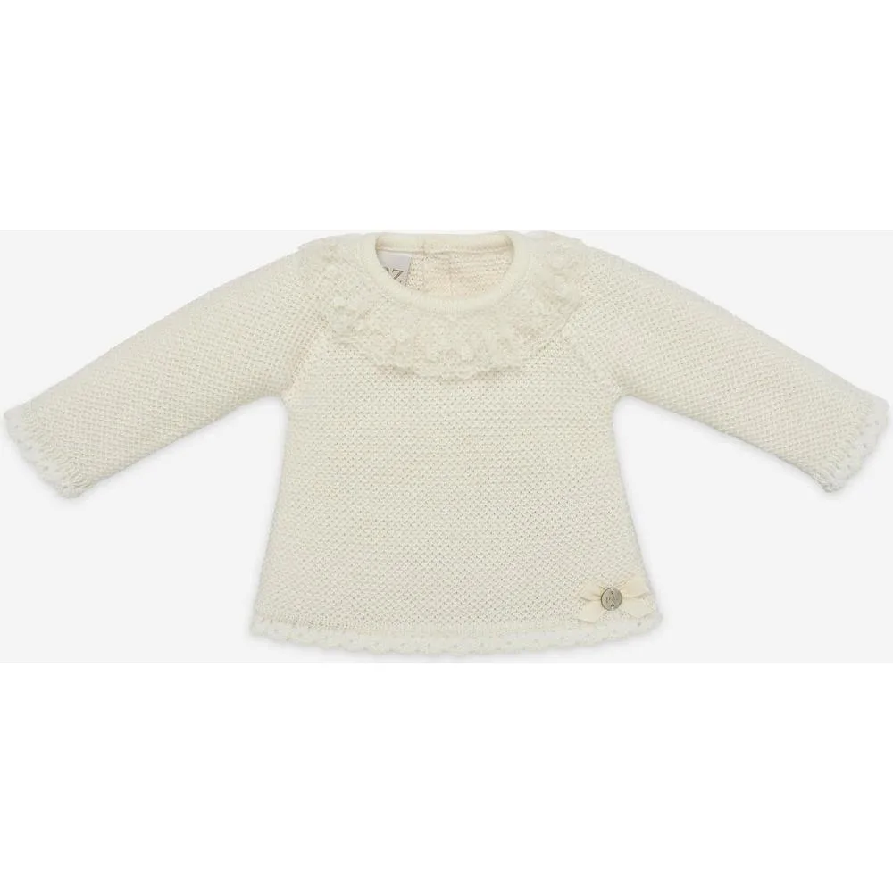Baby Cream Knitted Set