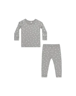 Bamboo Pajama Set - Blue Ditsy