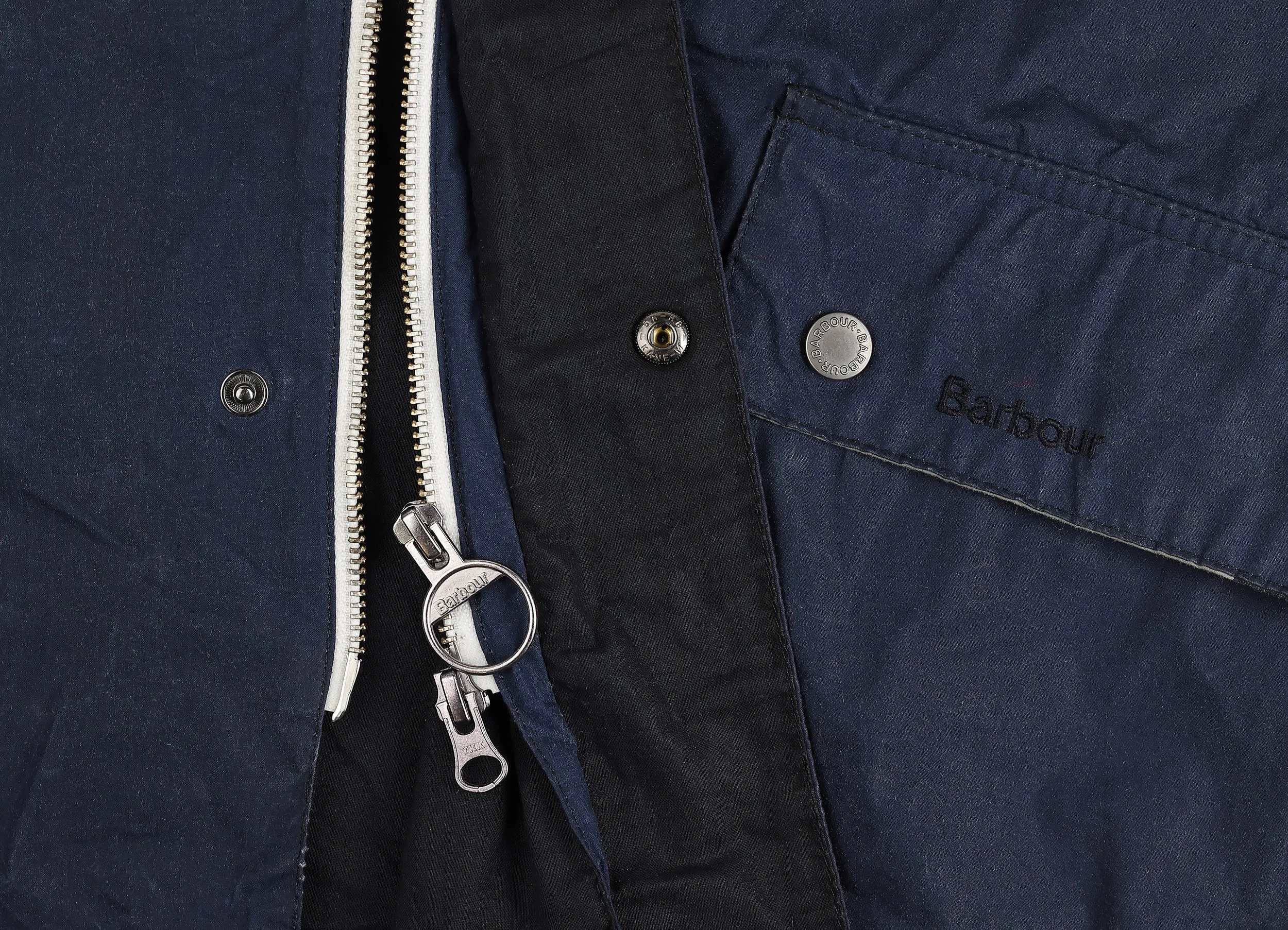 Barbour Rothay Lightweight Wax Jacket - Blue - XL