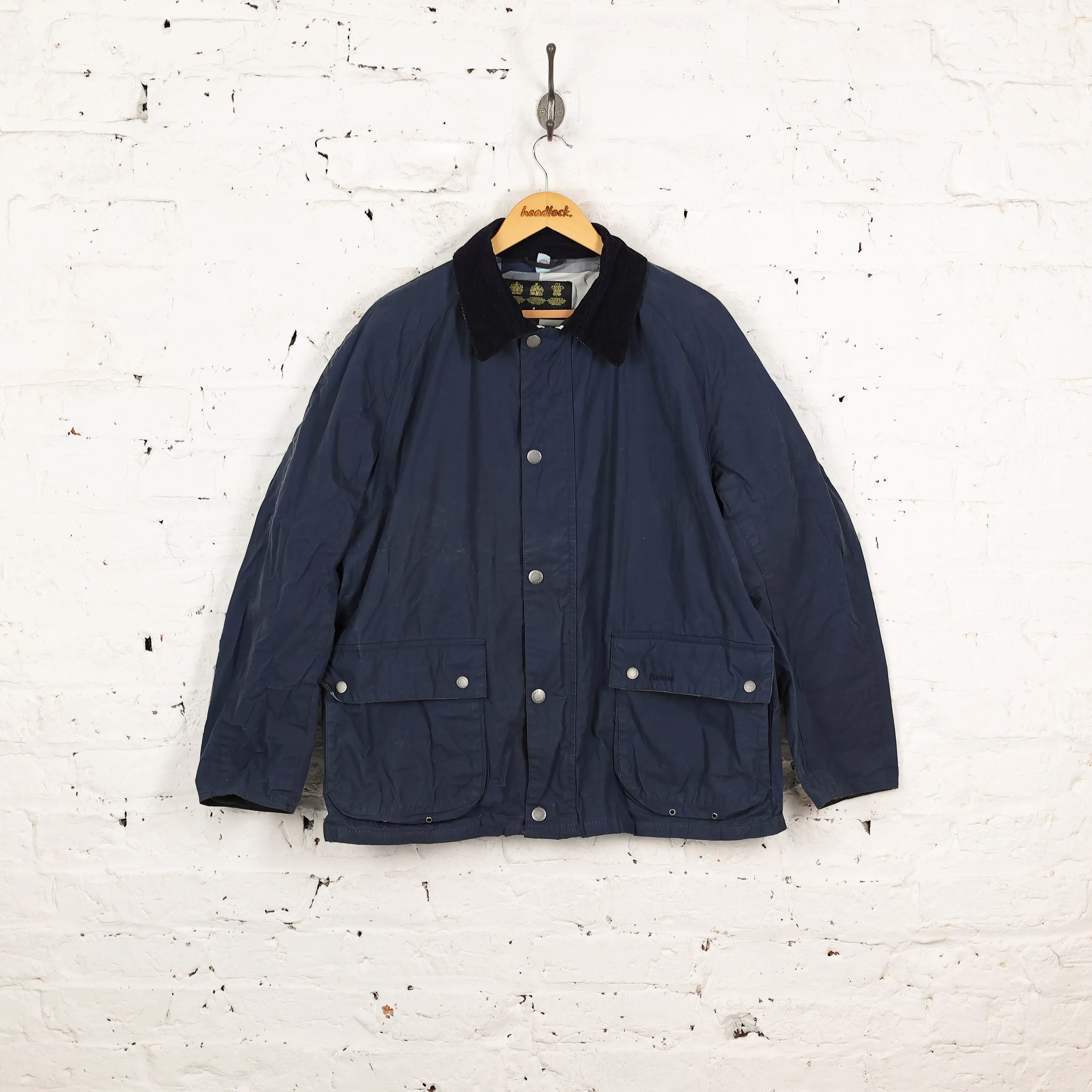 Barbour Rothay Lightweight Wax Jacket - Blue - XL