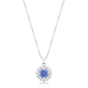 Bella Bridal Pendant in Light Purple