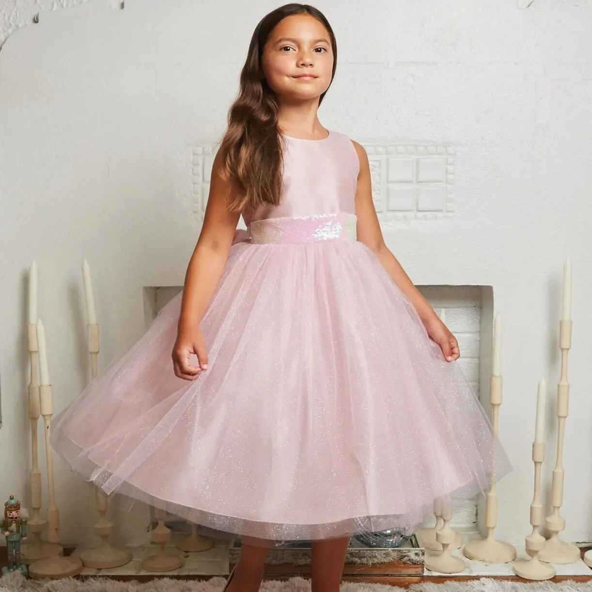 Belle of The Ball Dress - Sugar Pink