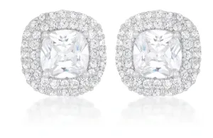 Belle Pave Stud Earrings
