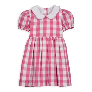 Bibby Dress -- Raspberry Check