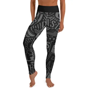 Black AOP Leggings