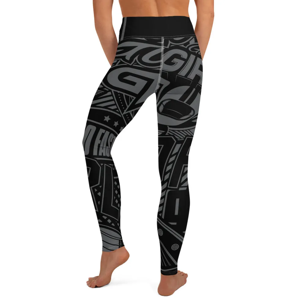 Black AOP Leggings