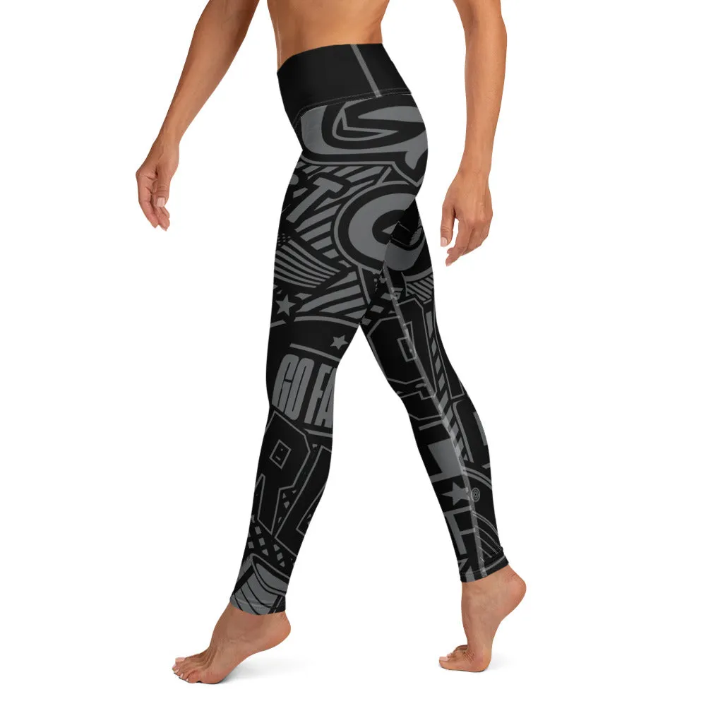 Black AOP Leggings