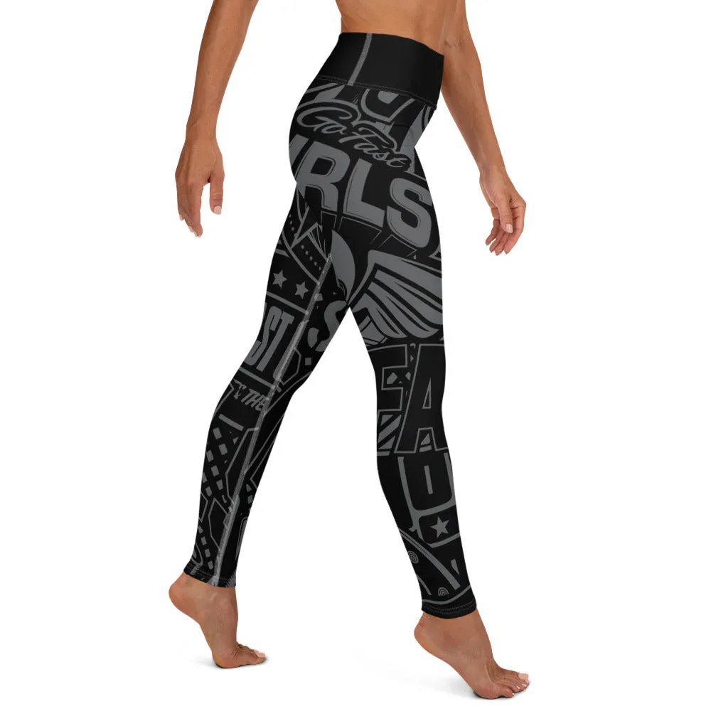 Black AOP Leggings