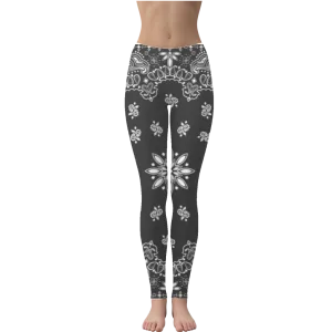 Black Classic Bandana Leggings