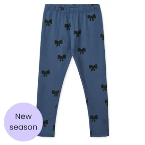 Blue Bows Leggings