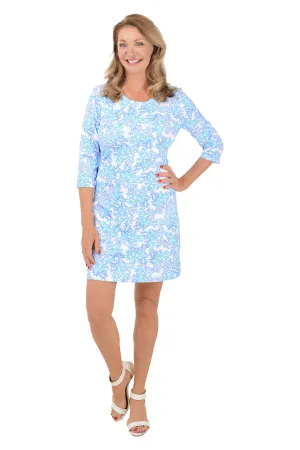 Blue Coral UPF50  Travel Dress