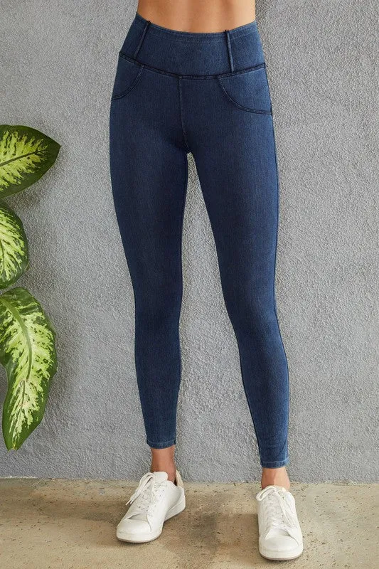 Blue Denim Italian Leggings 1/15/25 8926