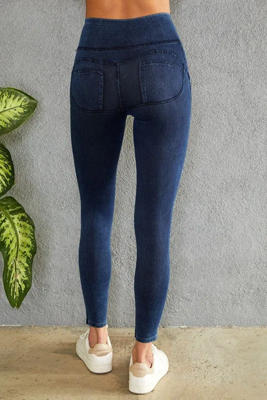 Blue Denim Italian Leggings 1/15/25 8926