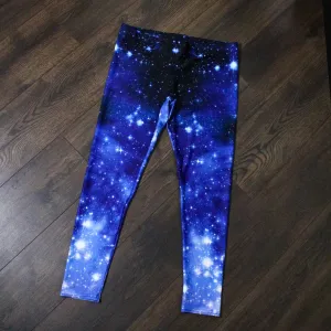 Blue Galaxy AOP Leggings