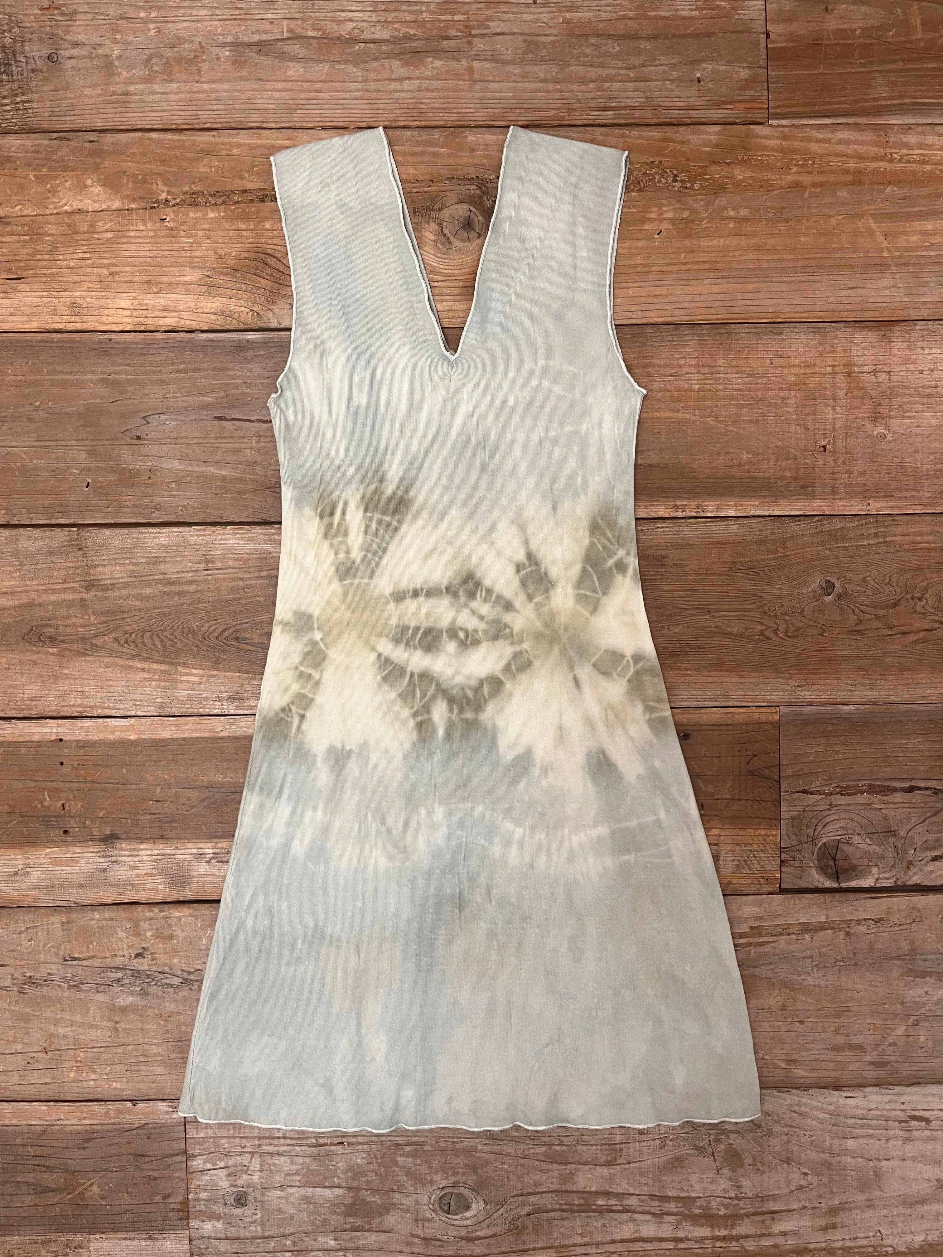 Botanically Dyed Slinky Dresses with Marigold and Shiso