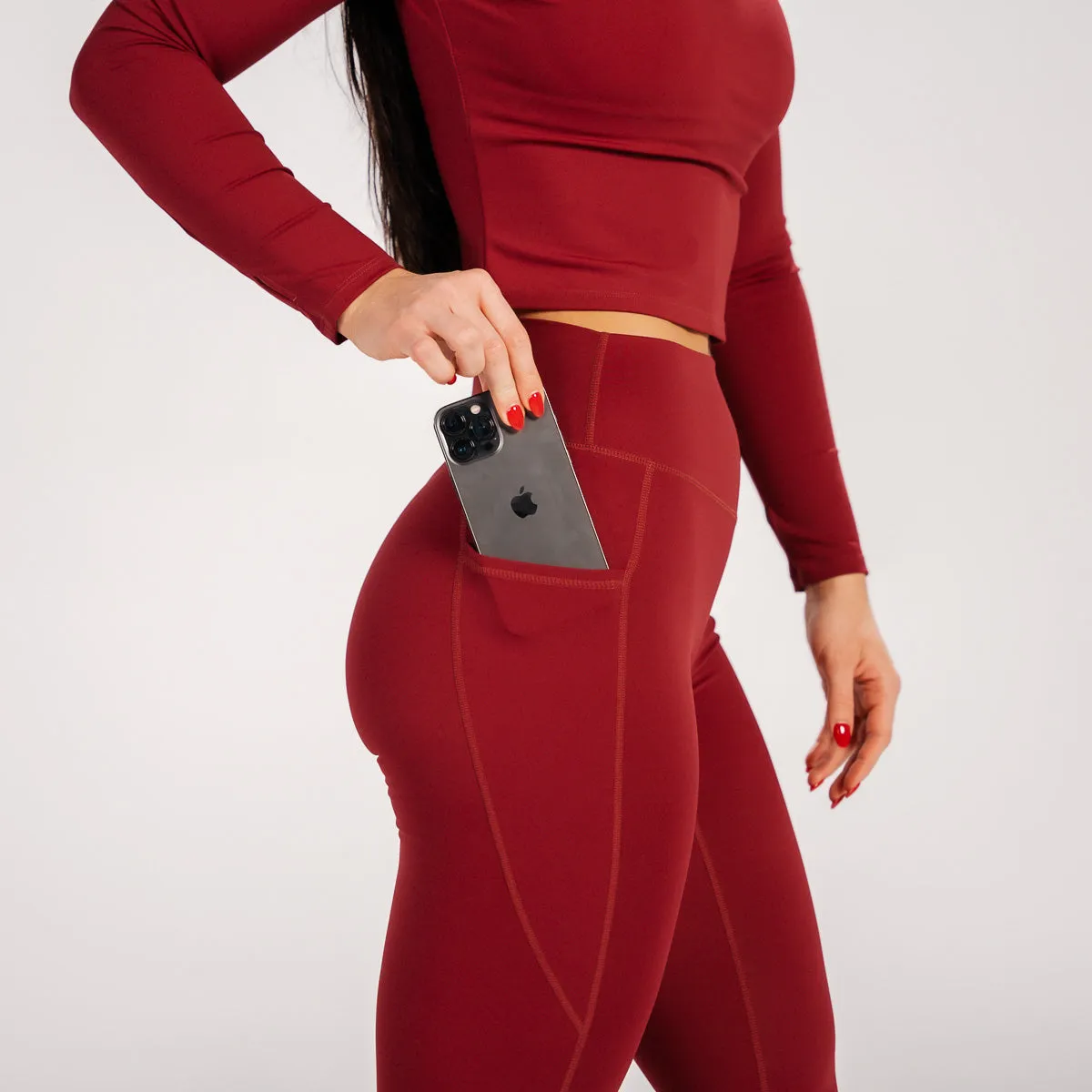 Cardinal Bec Pocket Leggings