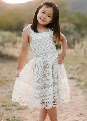 Caspia Dress in Cream