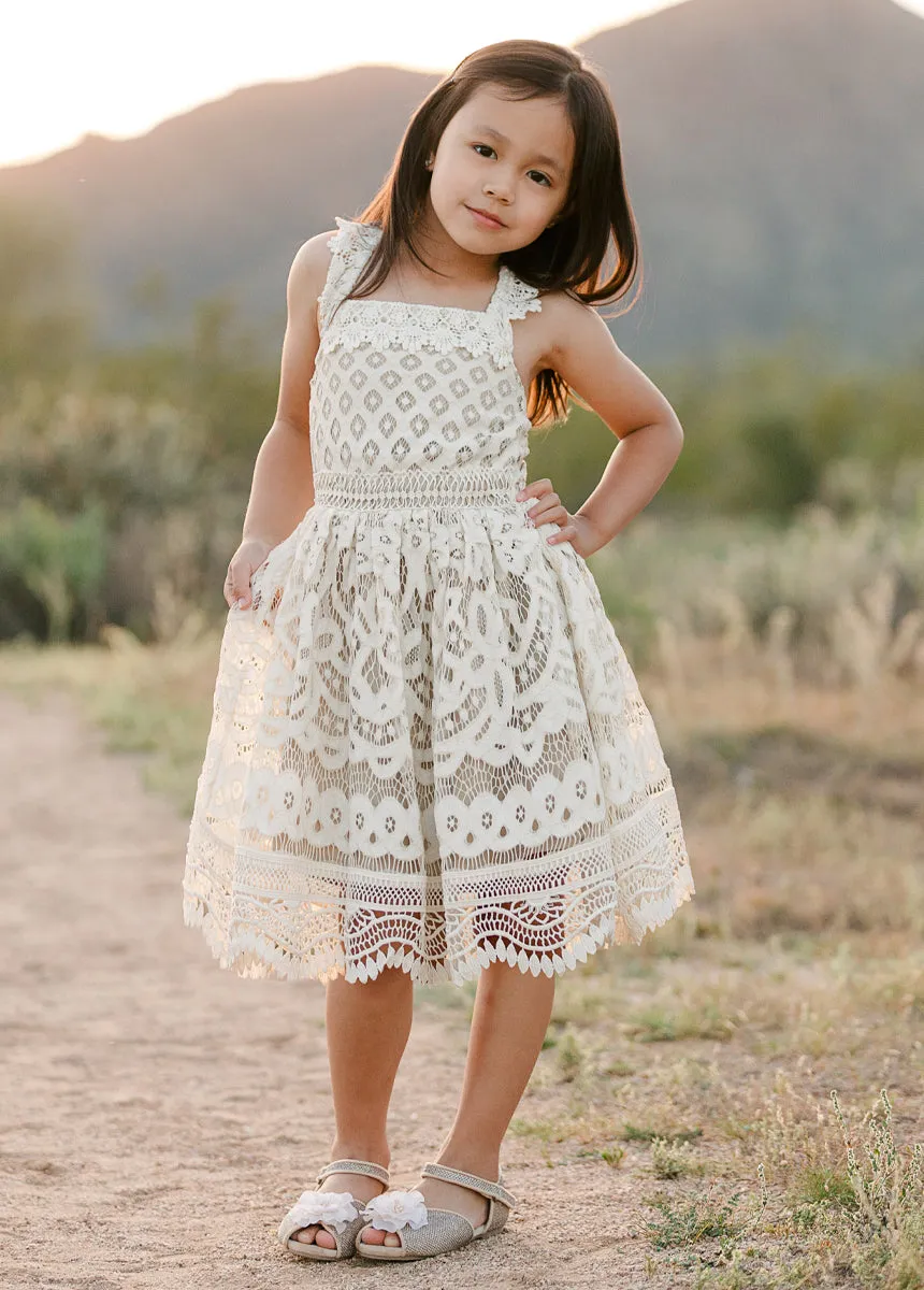 Caspia Dress in Cream