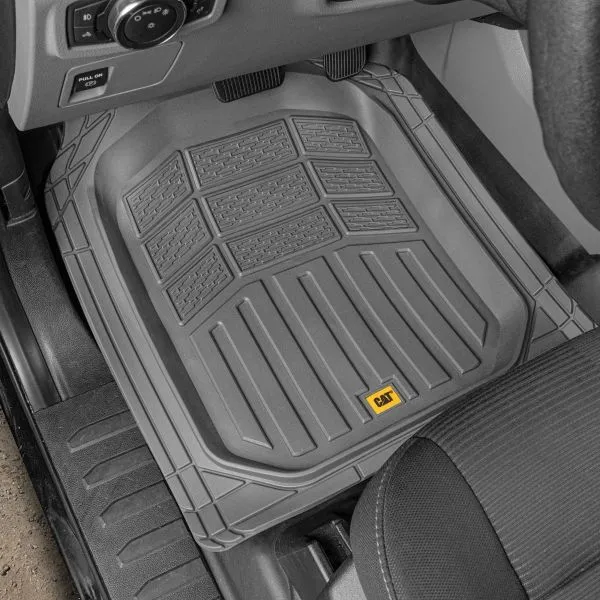 CAT Deep Dish Pro Mats 4 Pcs Grey Pvc