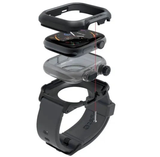 Catalyst WaterProof Case Cover for Apple Watch Series 44mm SE 6 5 4