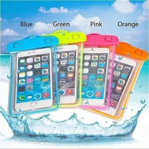 Color: Orange - EverGlow WaterProof Pouch For Your Smartphone And Essentials
