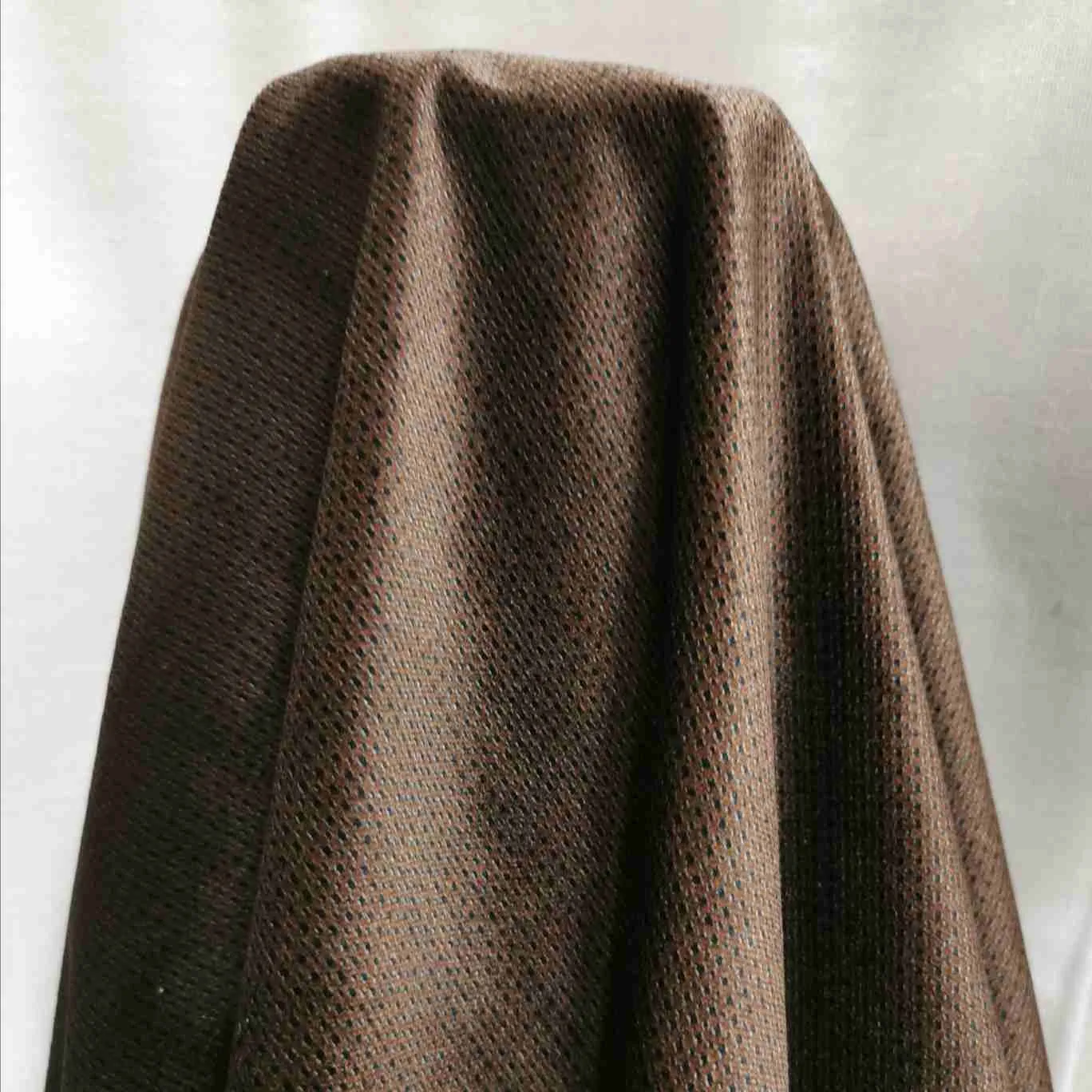 Cotton Velvet, Chocolate Broken Pinstripe