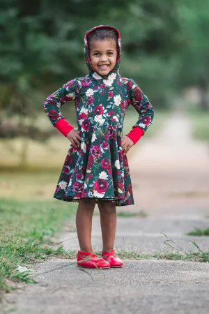 Custom Fabric - Hooded Twirl Dress