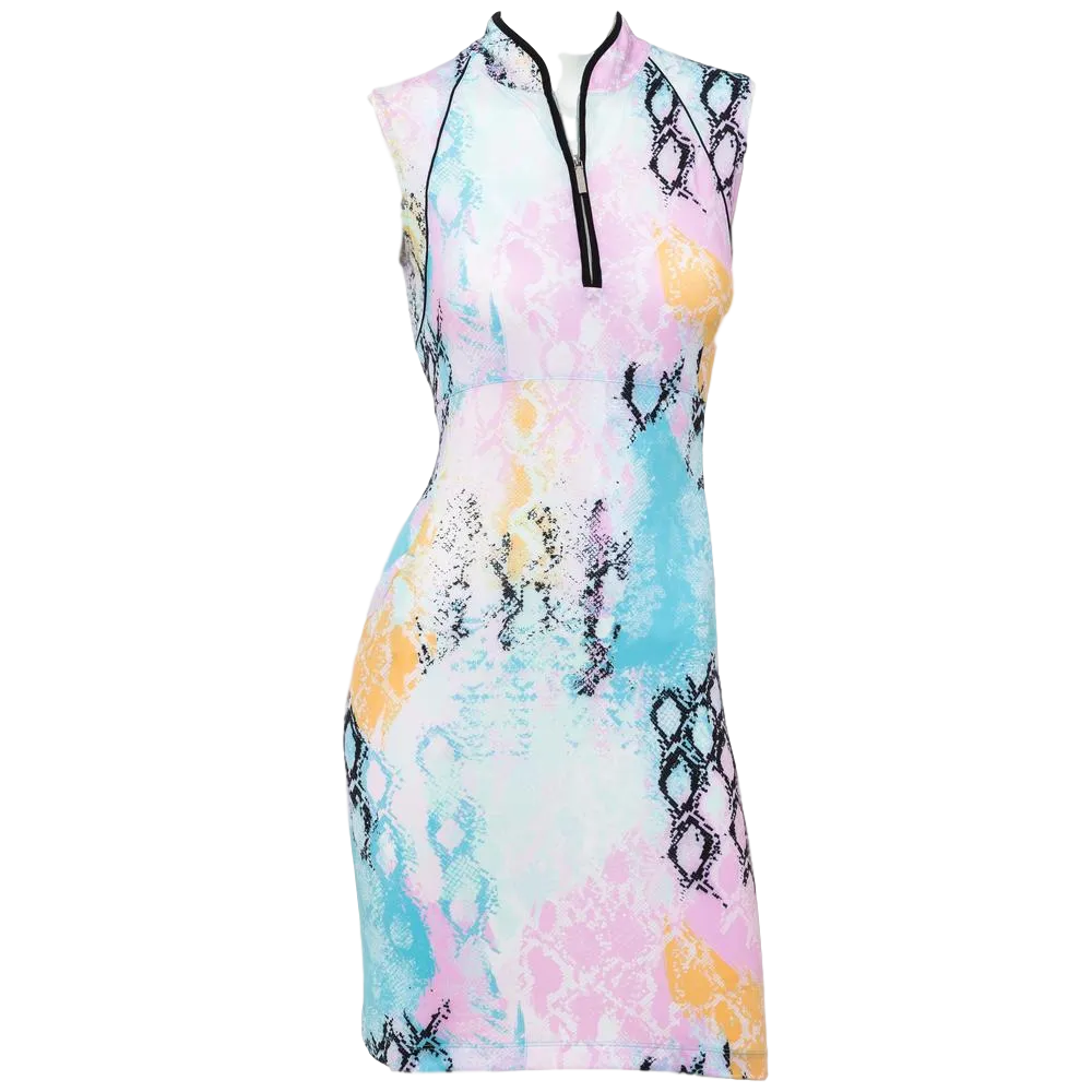 EP NY Patchwork Snakeskin Print Dress - SPF 50
