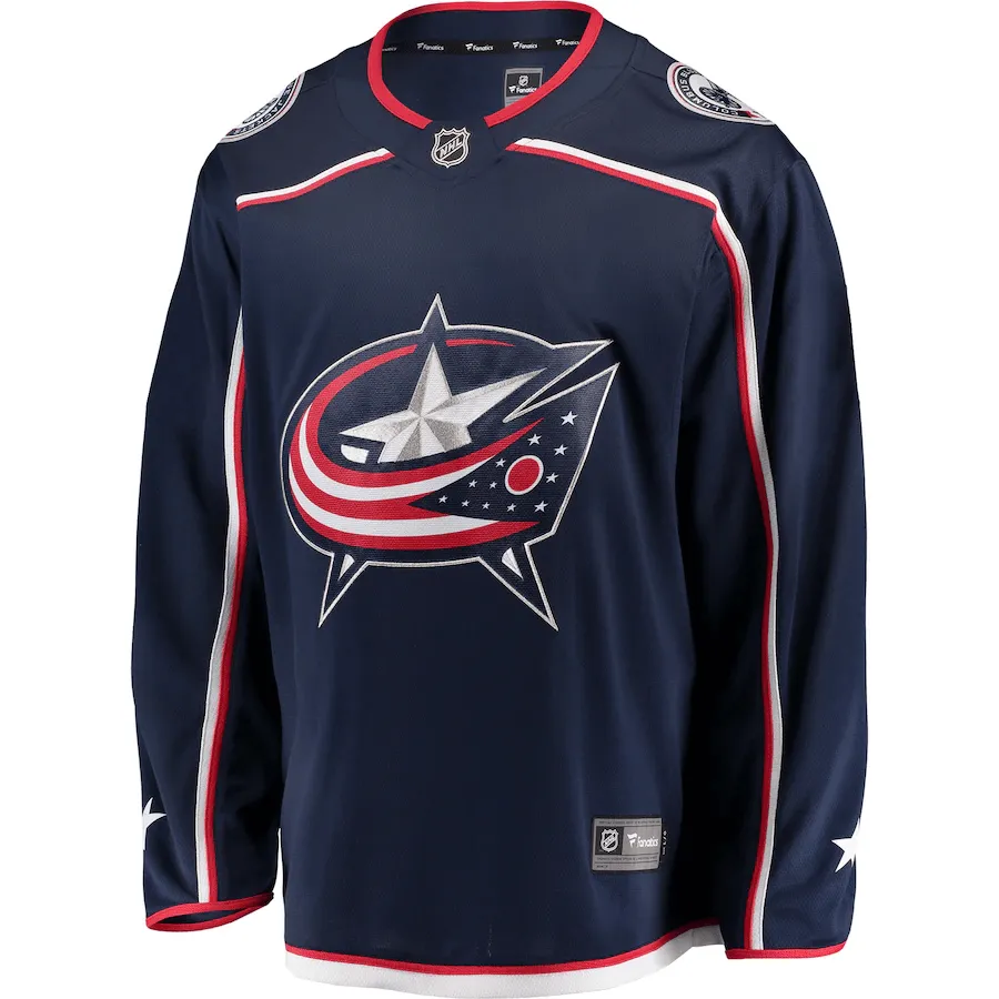 Fanatics Breakaway Senior Home Jersey - Columbus Blue Jackets